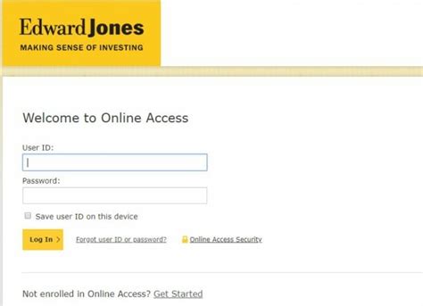 edward jones account link login|edward jones online banking log on.